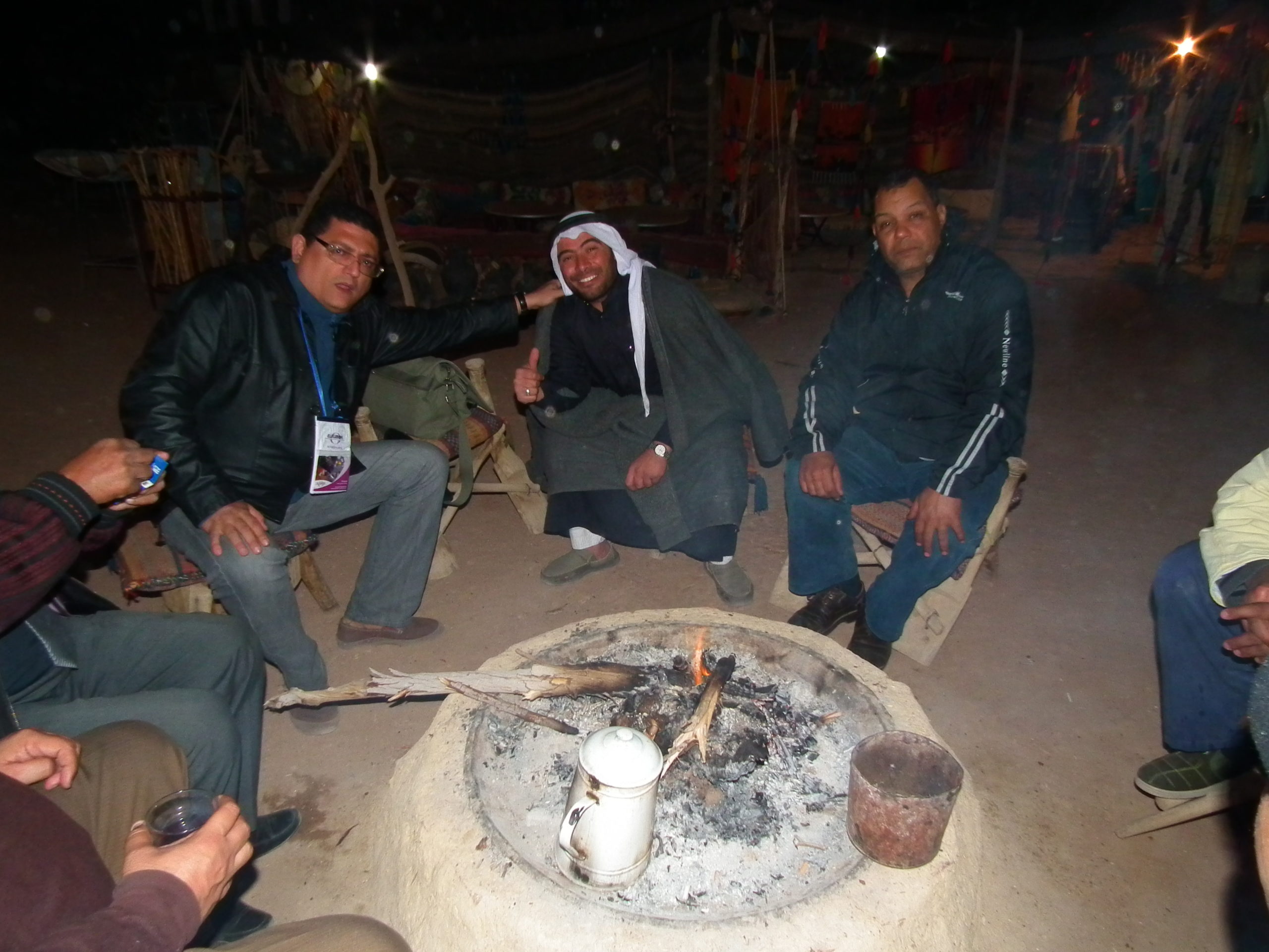 Nosso Diretor Fernando Costa No acampamento beduíno no Monte Sinai